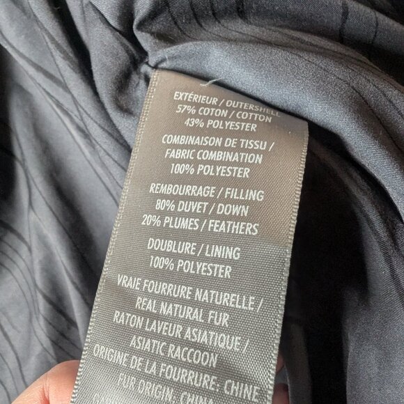 Soia & Kyo Mid Length Down Parka Coat, Chocolate Brown Size Small - Picture 7 of 9